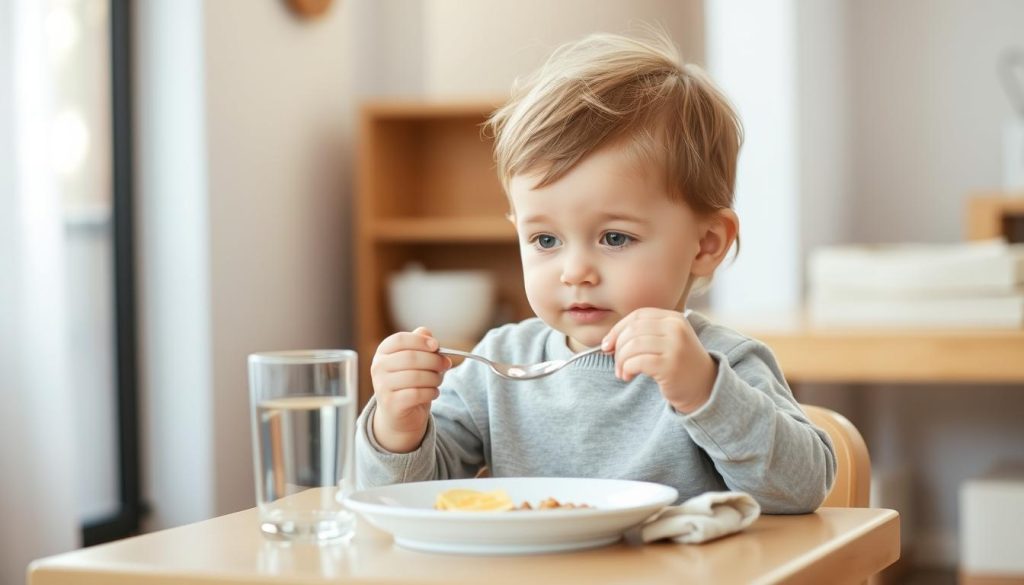 Як навчити дитину їсти самостійно