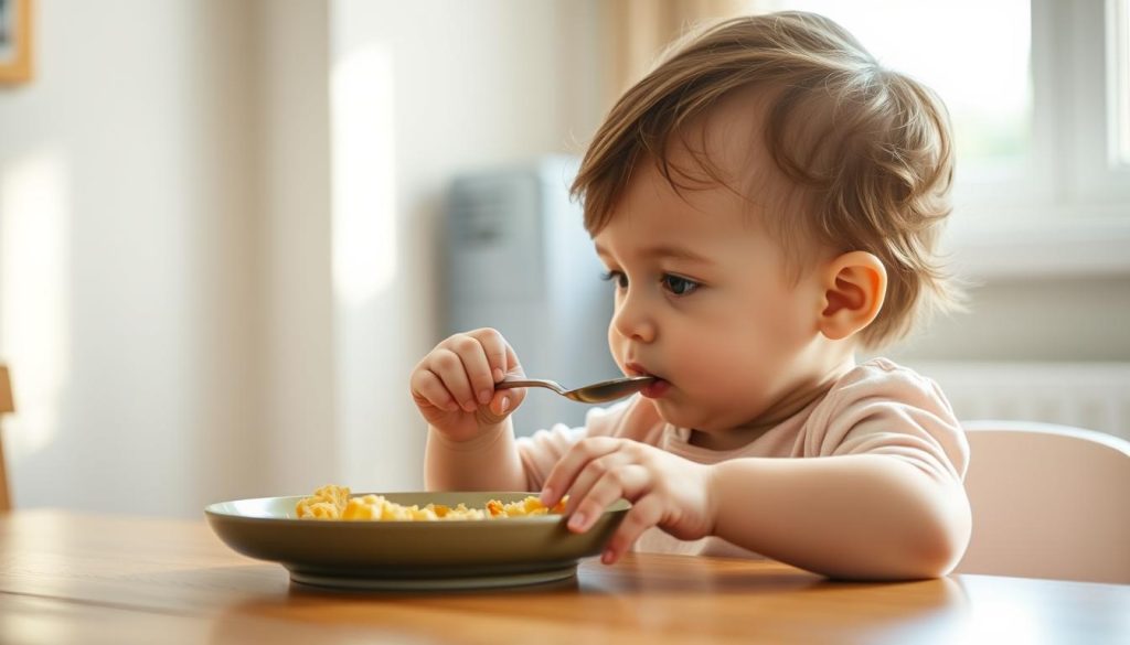Как научить ребенка кушать самостоятельно