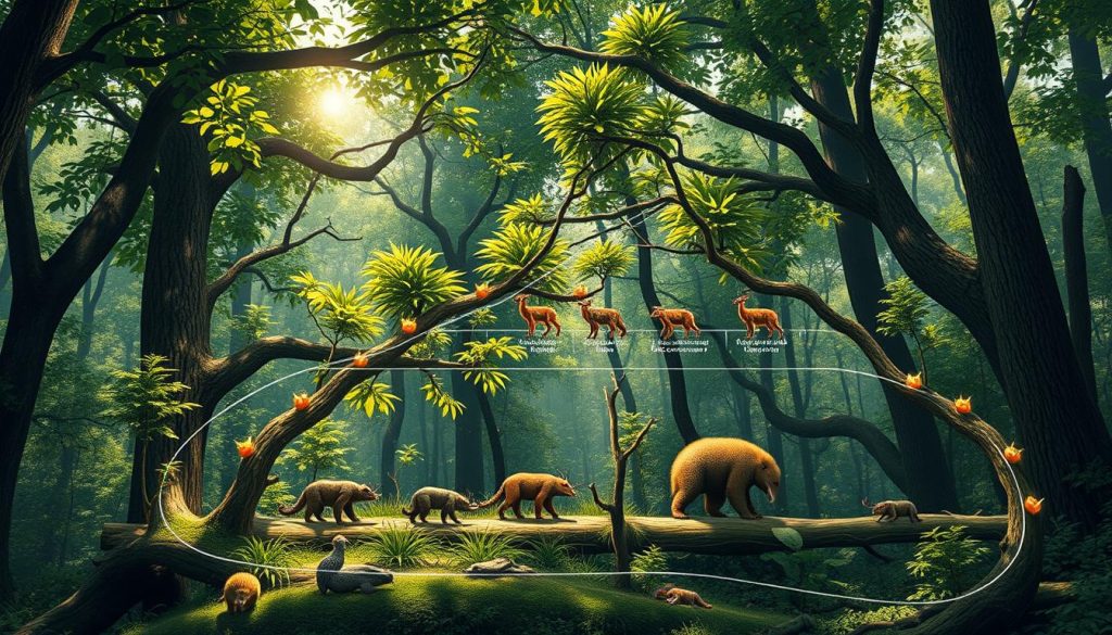 Ланцюг живлення з 5 ланок