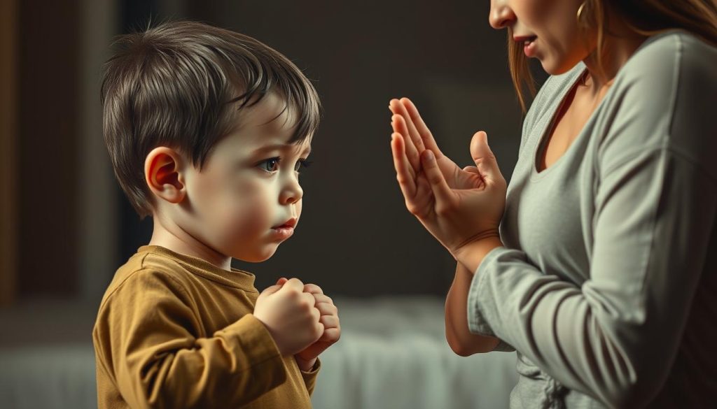 Що робити коли дитина б'є маму