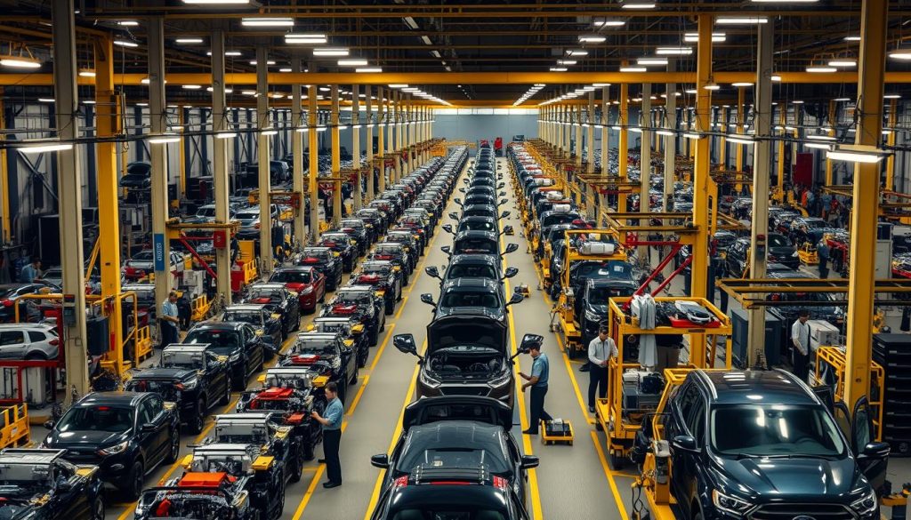 Конвейерное производство Ford