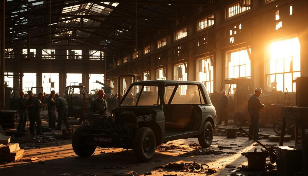 Восстановление Nissan после войны