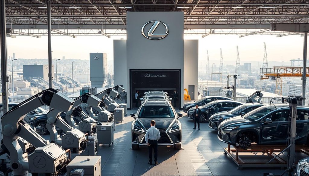 Виробничі потужності Lexus Виробничі потужності Lexus