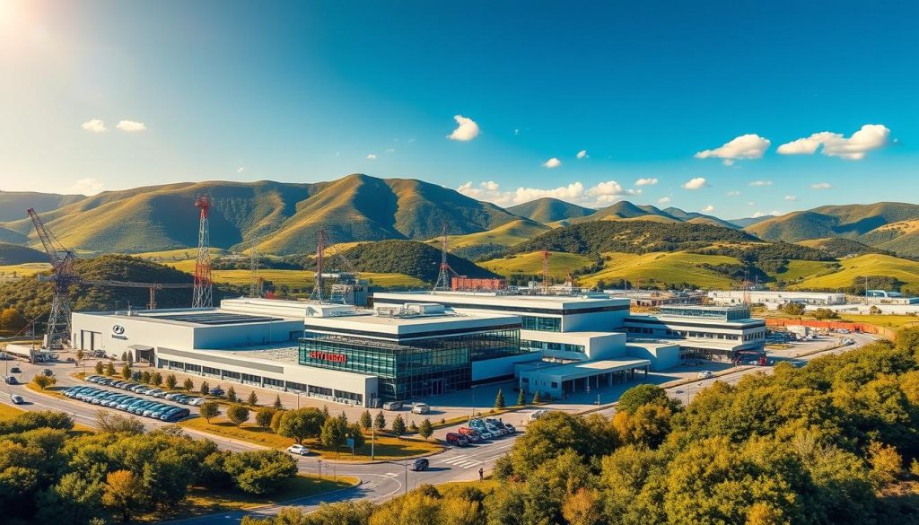 Завод Hyundai в Южной Корее Завод Hyundai в Южной Корее