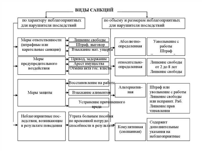 Что такое санкции: определение понятия, слово, виды, формы и суть