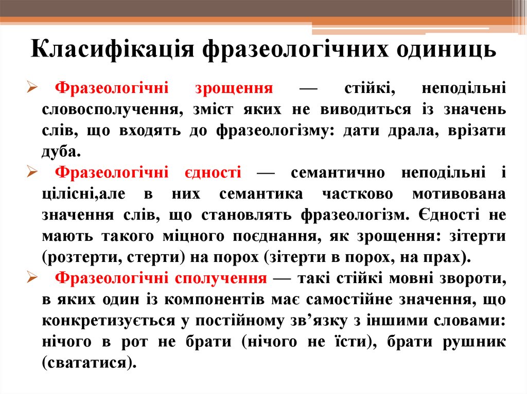 ФРАЗЕОЛОГІЗМ – це що таке визначення простими словами, приклади
