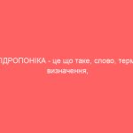 ГІДРОПОНІКА – це що таке, слово, термін, визначення, суть, технологія