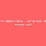 IoT (Інтернет речей) — це що таке, і як працює, суть і визначення