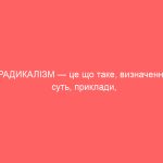РАДИКАЛІЗМ — це що таке, визначення, суть, приклади, види