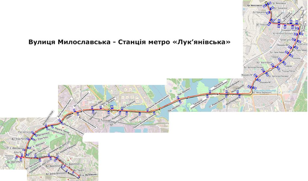 Автобус 31 в Києві – розклад, маршрут, зупинки, схема руху