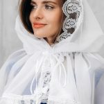 Элегантный платок и палантин для посещения церкви на крещение