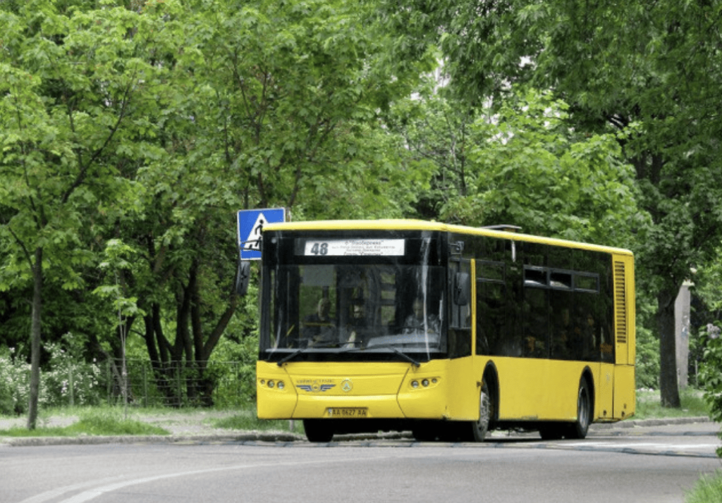 Автобус 48 в Києві – розклад, маршрут, зупинки, схема руху