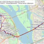 Автобус 55 в Киеве – расписание, маршрут, остановки, схема движения