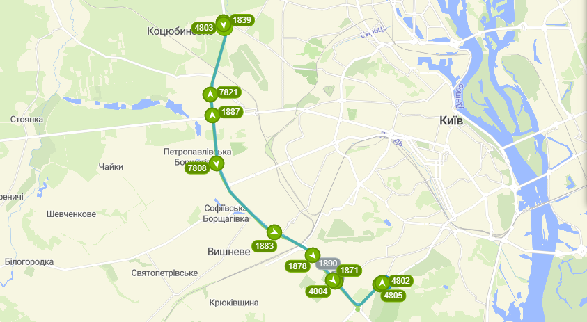 Автобус 56 в Киеве – расписание, маршрут, остановки, схема движения