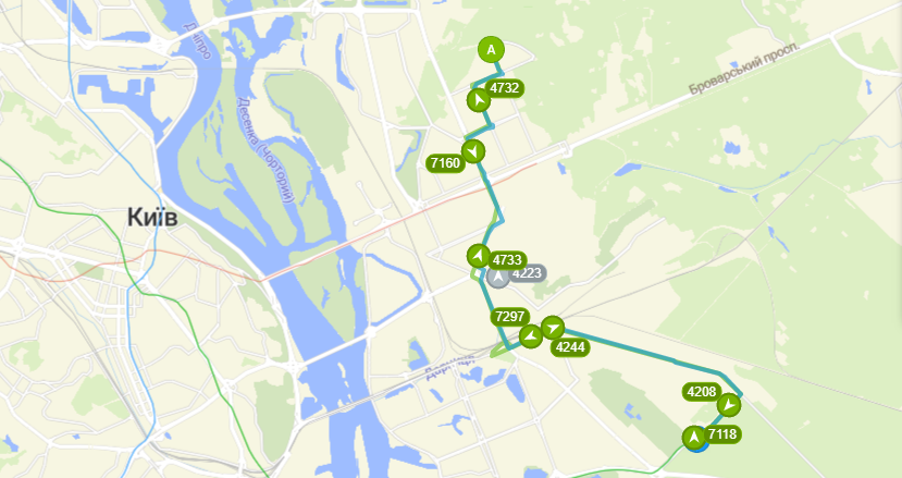 Автобус 63 в Киеве – расписание, маршрут, остановки, схема движения