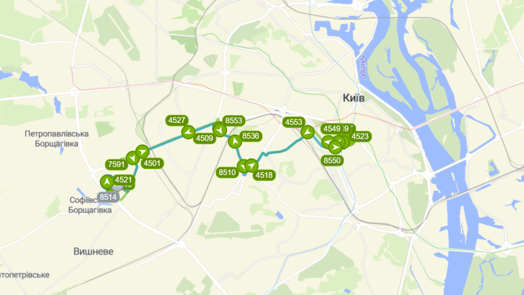 Автобус 69 в Киеве – расписание, маршрут, остановки, схема движения