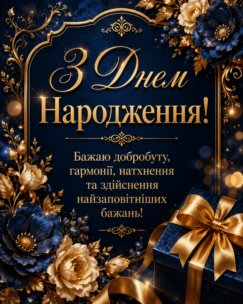Побажання з днем народження